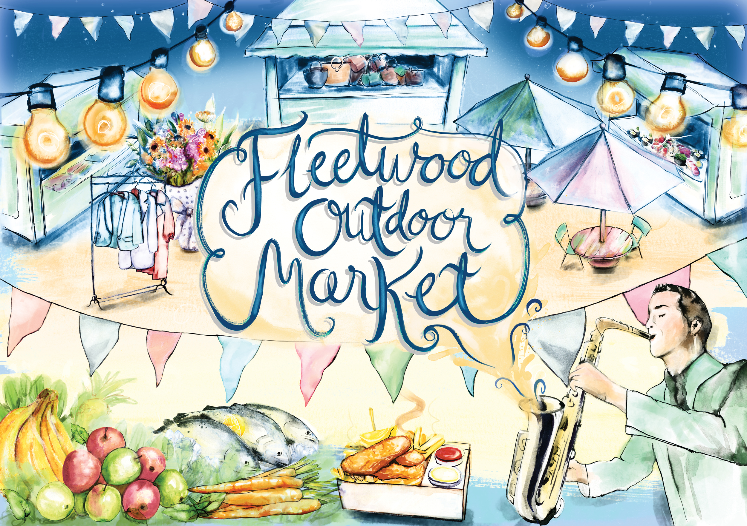 Fleetwood market promotional animated poster