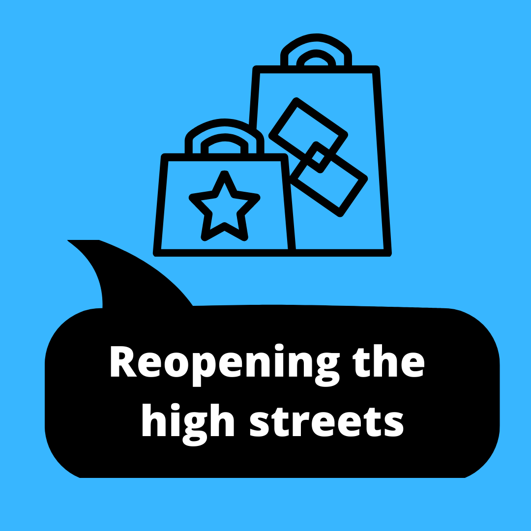 Reopening the high streets