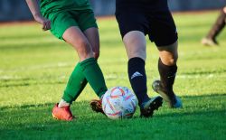 People playing football