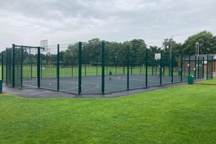 Basketball court at Catterall Queen Elizabeth Garstang