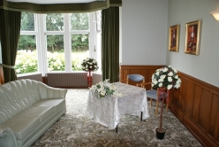 Wedding venue in the members lounge at the civic centre
