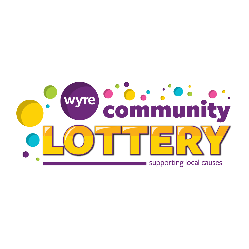 Wyre Community Lottery logo - decorative image, dark theme