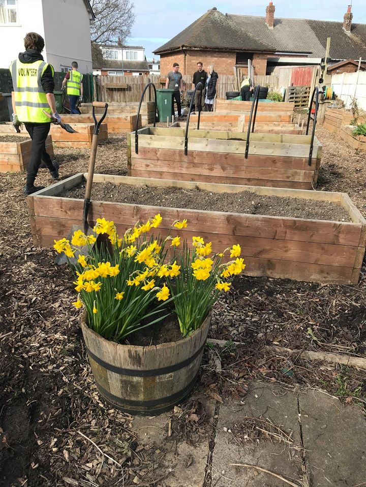 Cottan Hall community garden