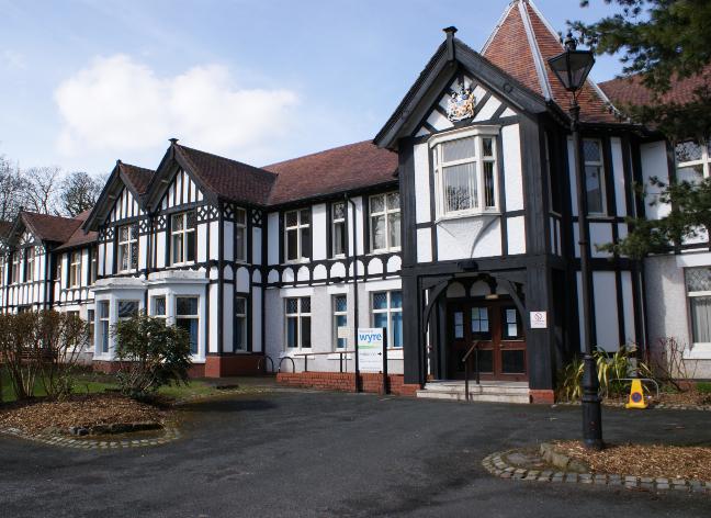 Front entrance to Wyre Council civic centre building