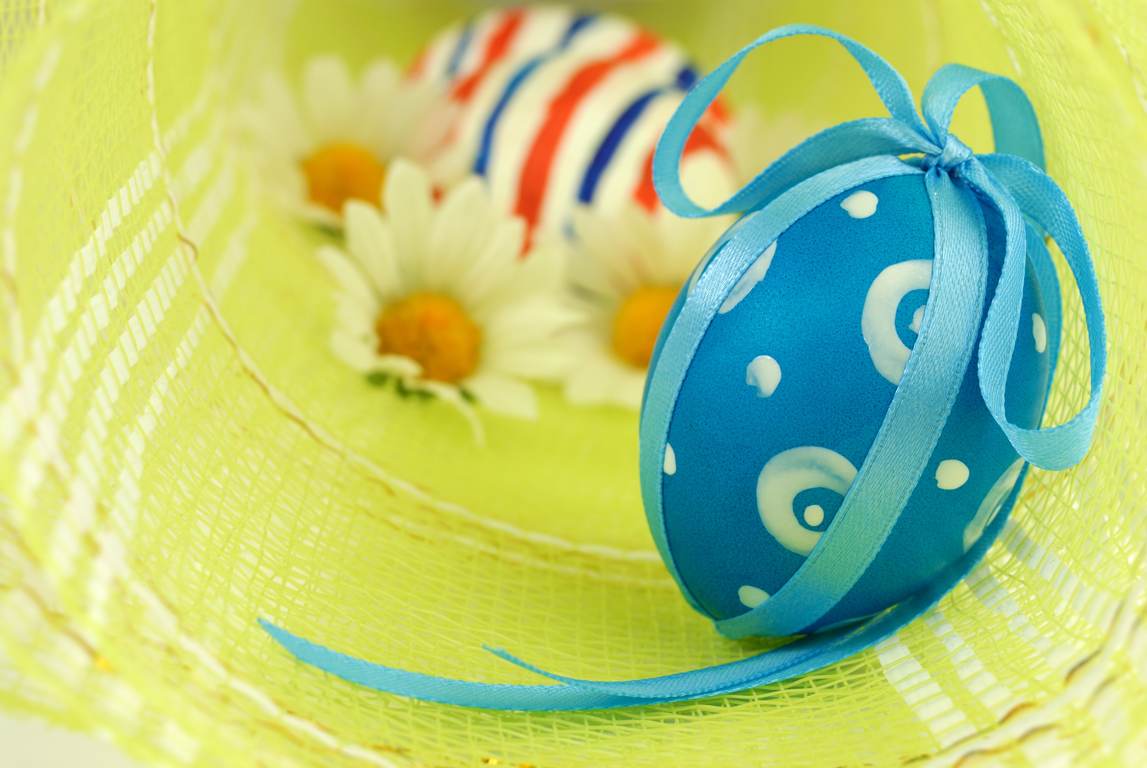 Blue easter egg