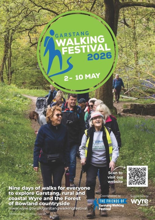 Garstang Walking Festival 2026 brochure cover