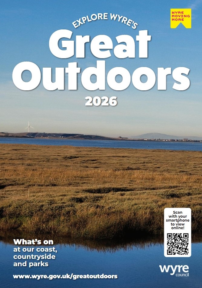 Wyre's Great Outdoors brochure cover 2026