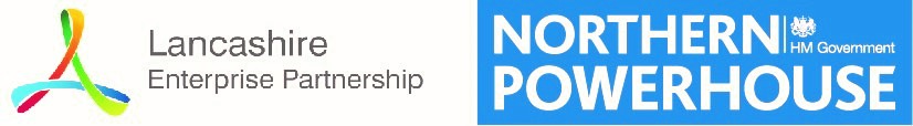 Lancashire Enterprise Partnership logo and Norther Powerhouse Logo