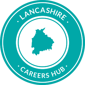 Lancashire careers hub logo.