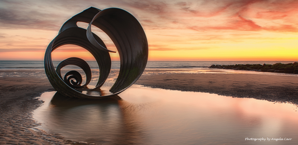 Mary's shell at Cleveleys beach