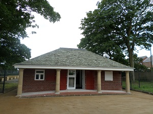 The pavilion at Memorial Park