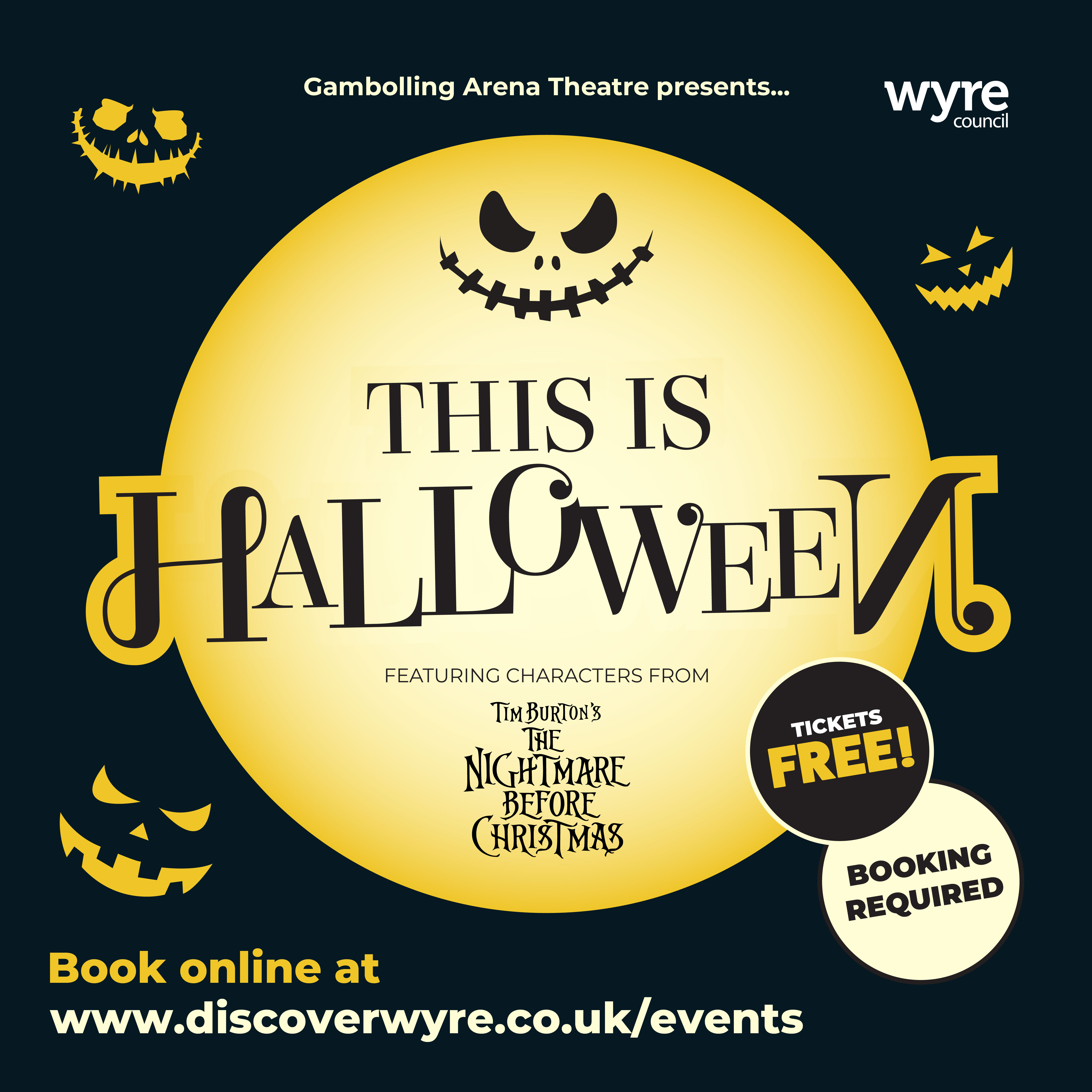 Join us for a Nightmare Before Christmas this half term in Wyre – Wyre Council 