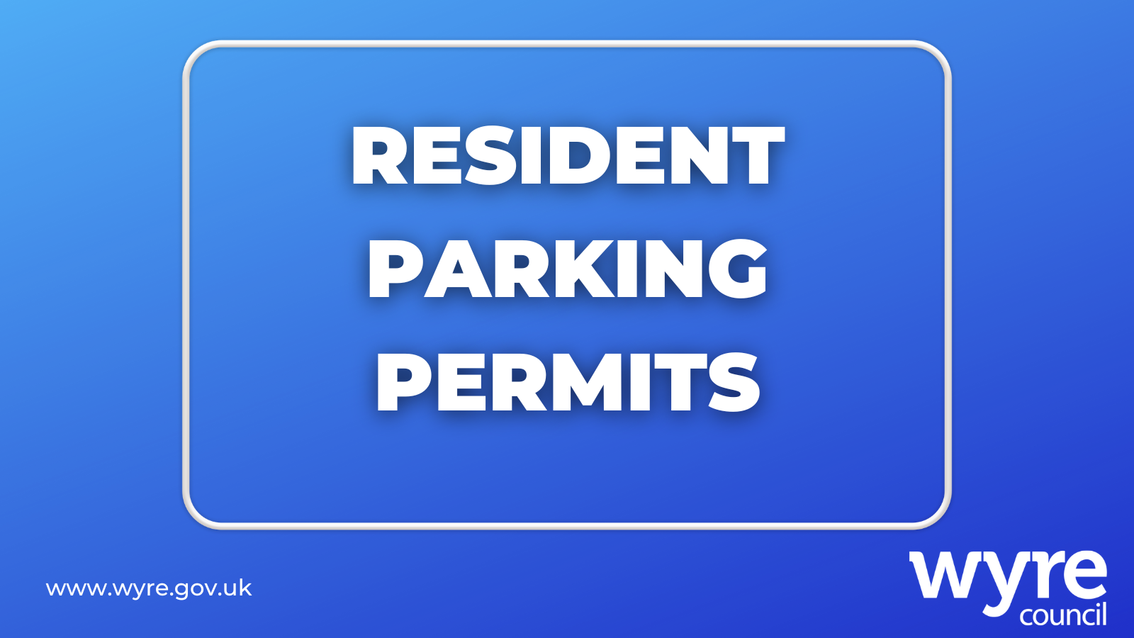 Resident parking permit