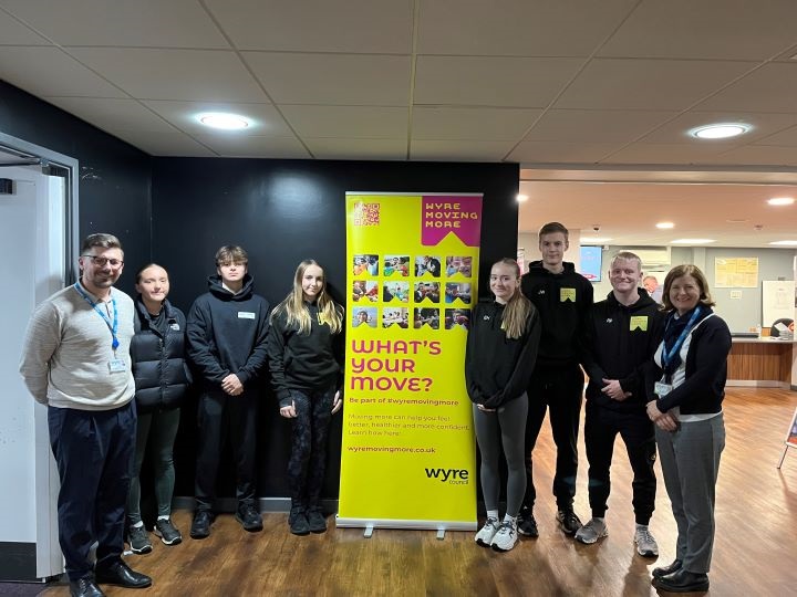 The six young people chosen as recipients of this year's performance pass.