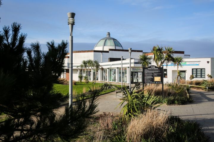 Marine hall exterior