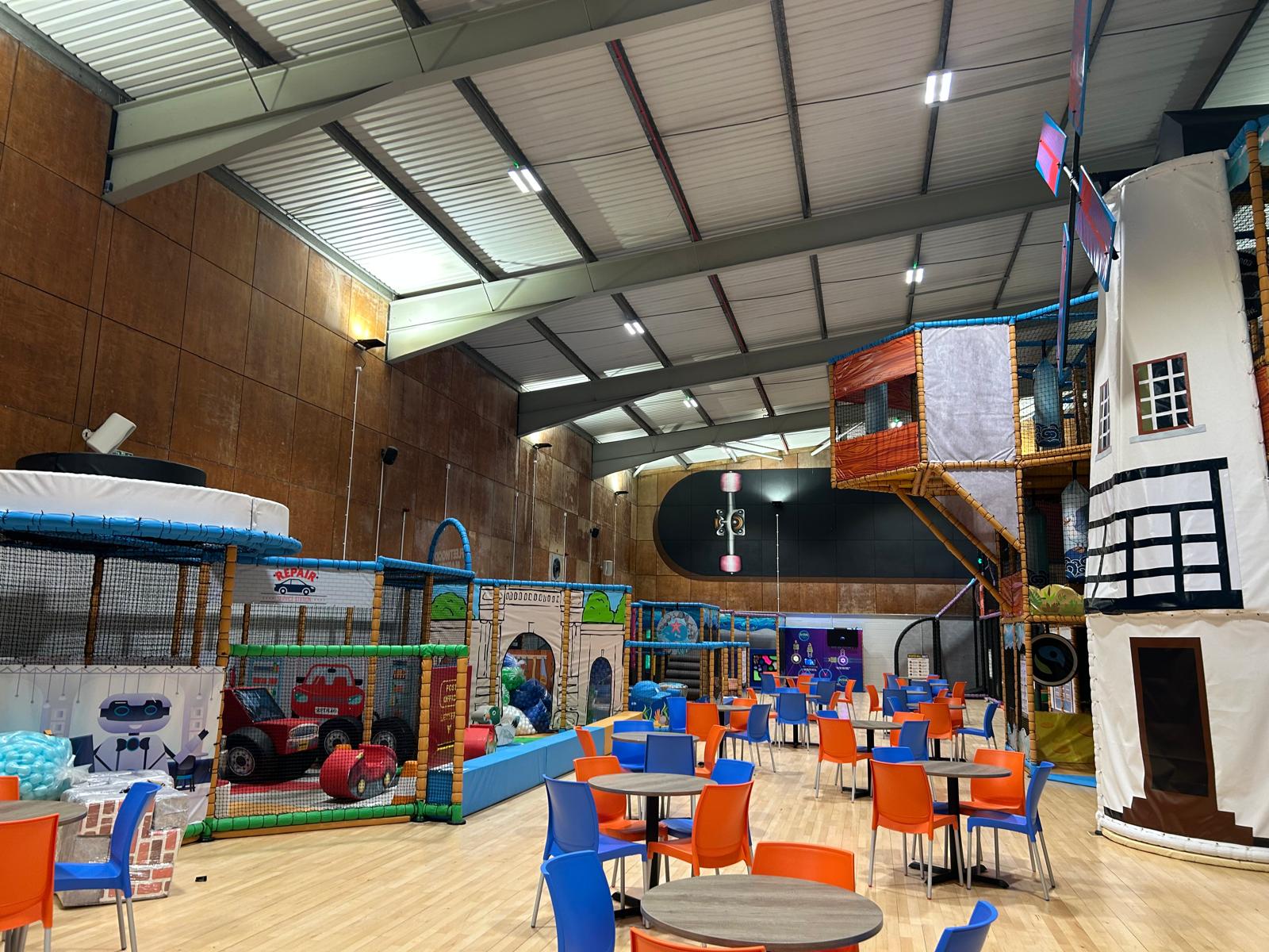 Picture of inside of the new soft play