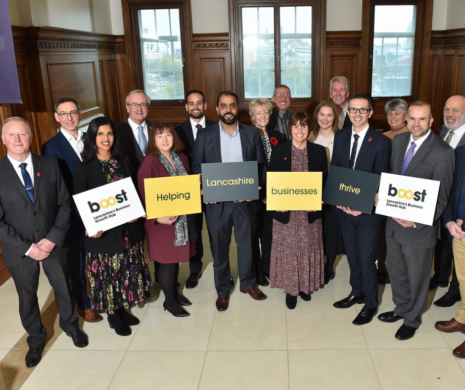 Councillors at the Boost Lancashire partnership launch