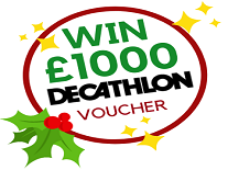 Win £100 Decathlon voucher Christmas image