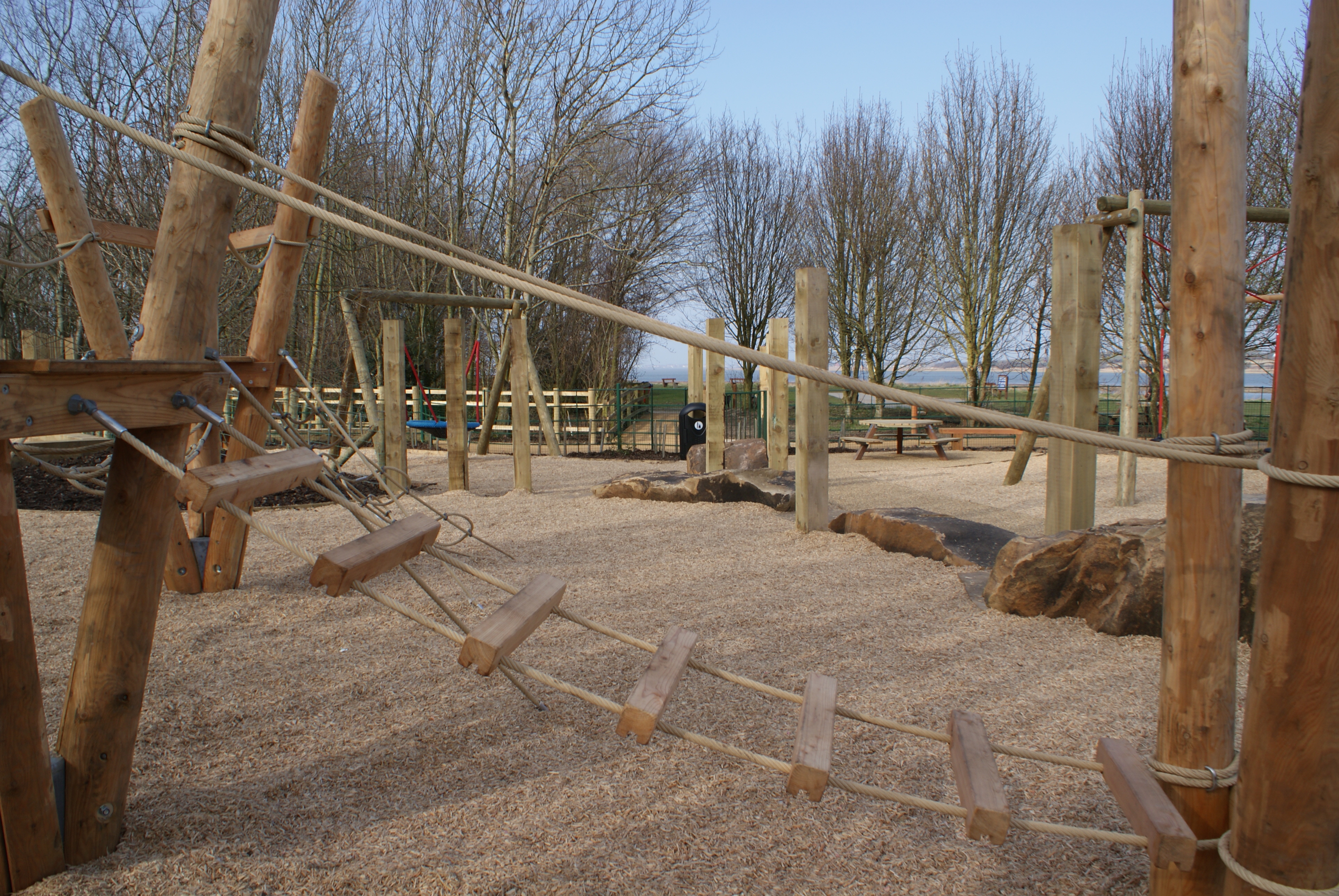 Wyre estuary country park play area