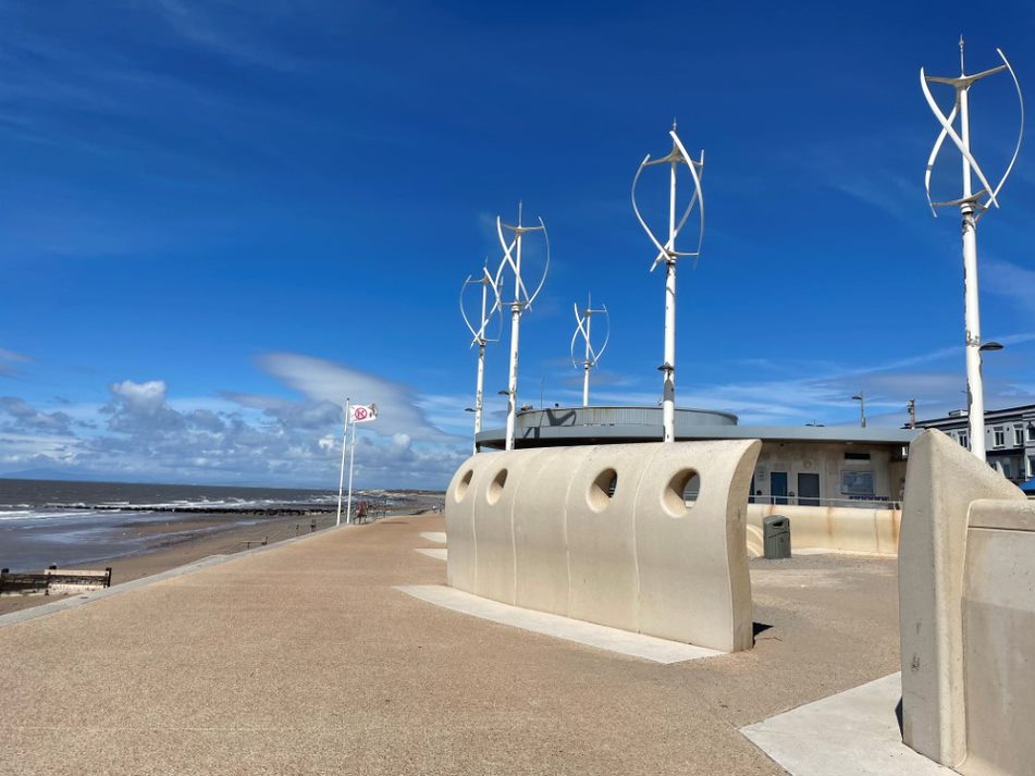 Cleveleys beach front