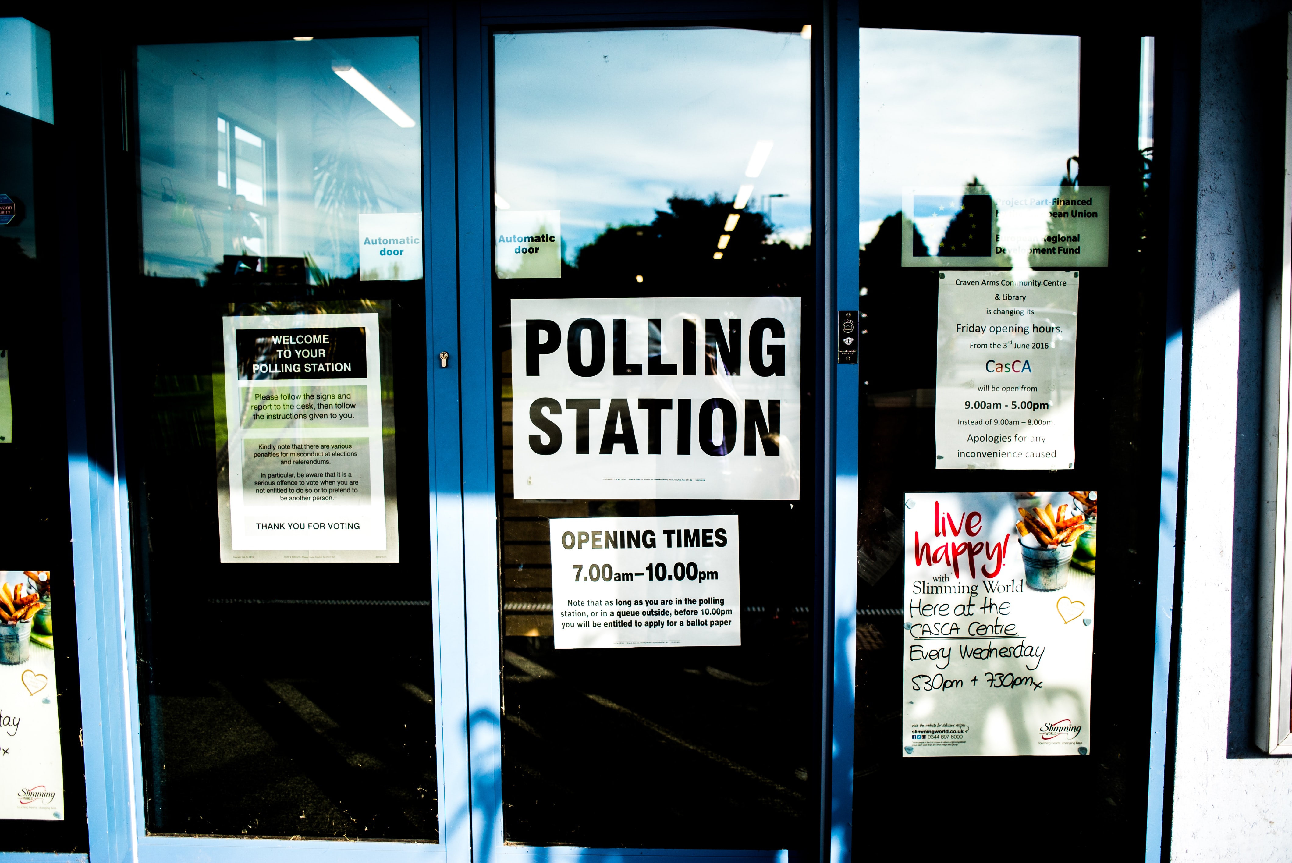 voting, polling station, election, vote