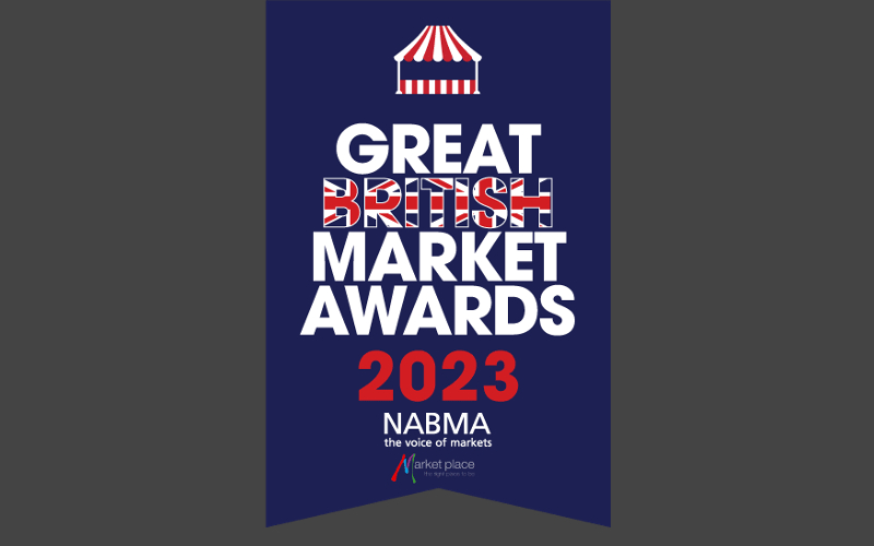 Great British Market Awards 2023 logo.