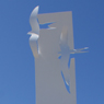 Sea swallows statue